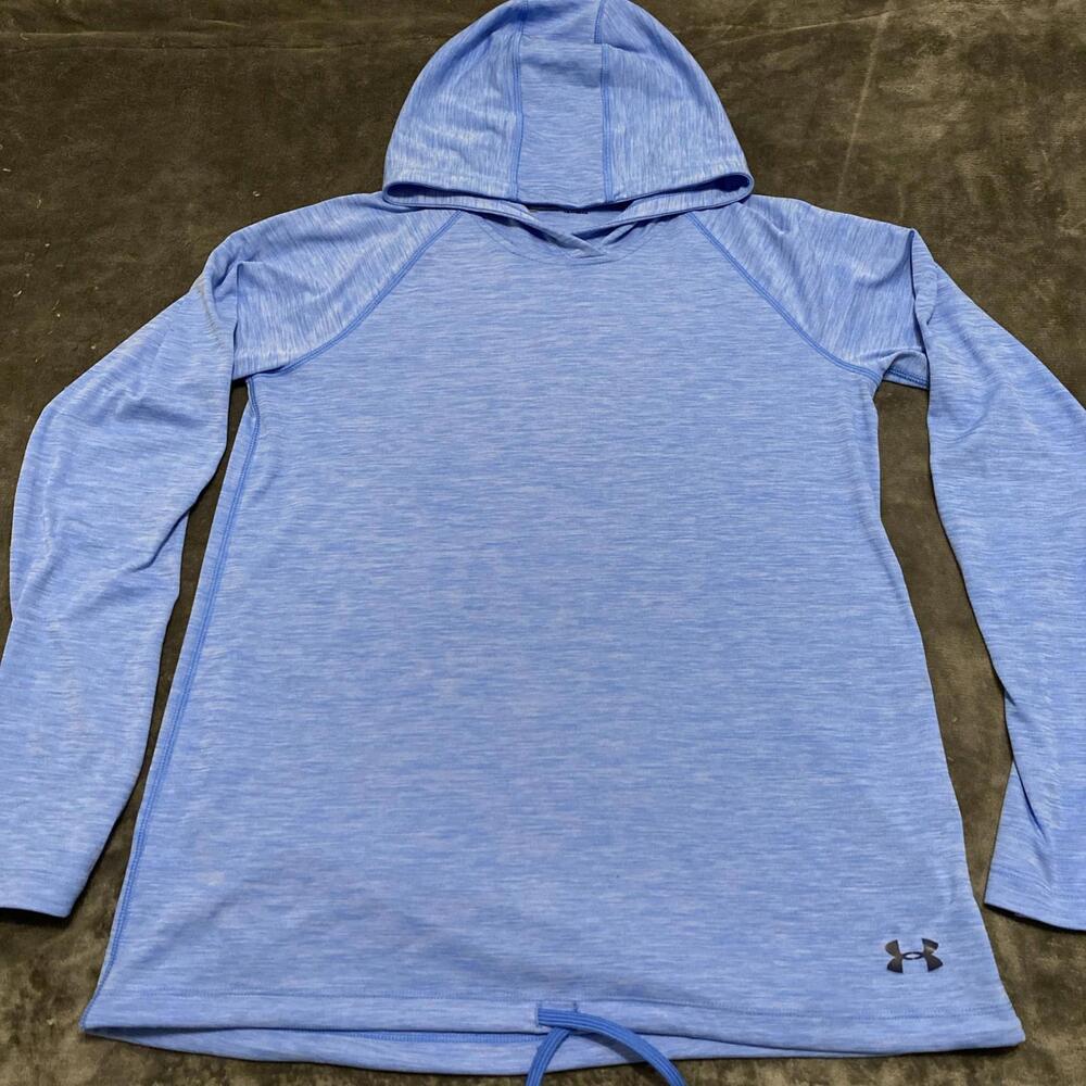 Under Armour Pullover Heatgear Velocity Twist Loose Lightweight Hoodie Womens M